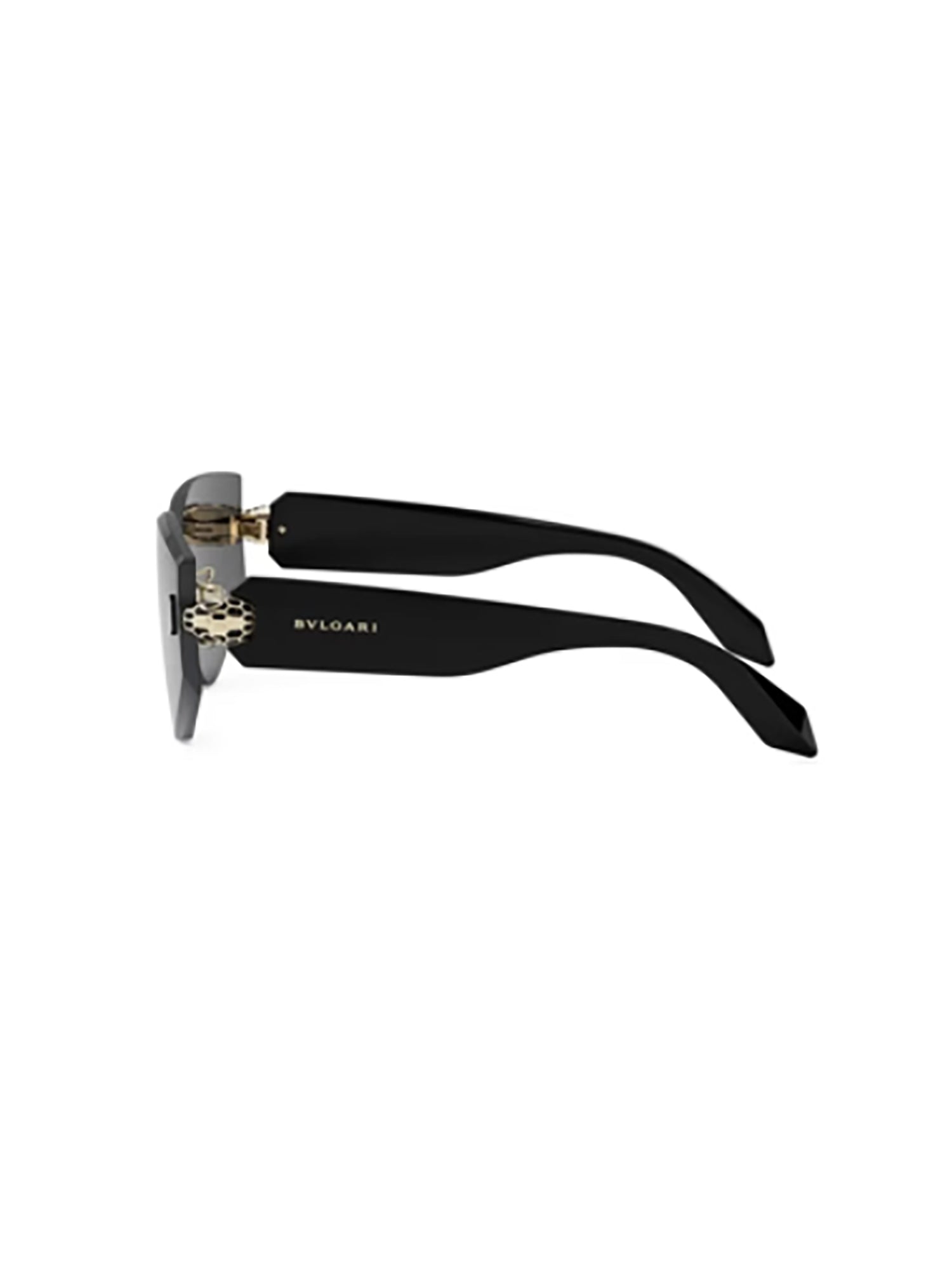 Rimless Angular Sunglasses