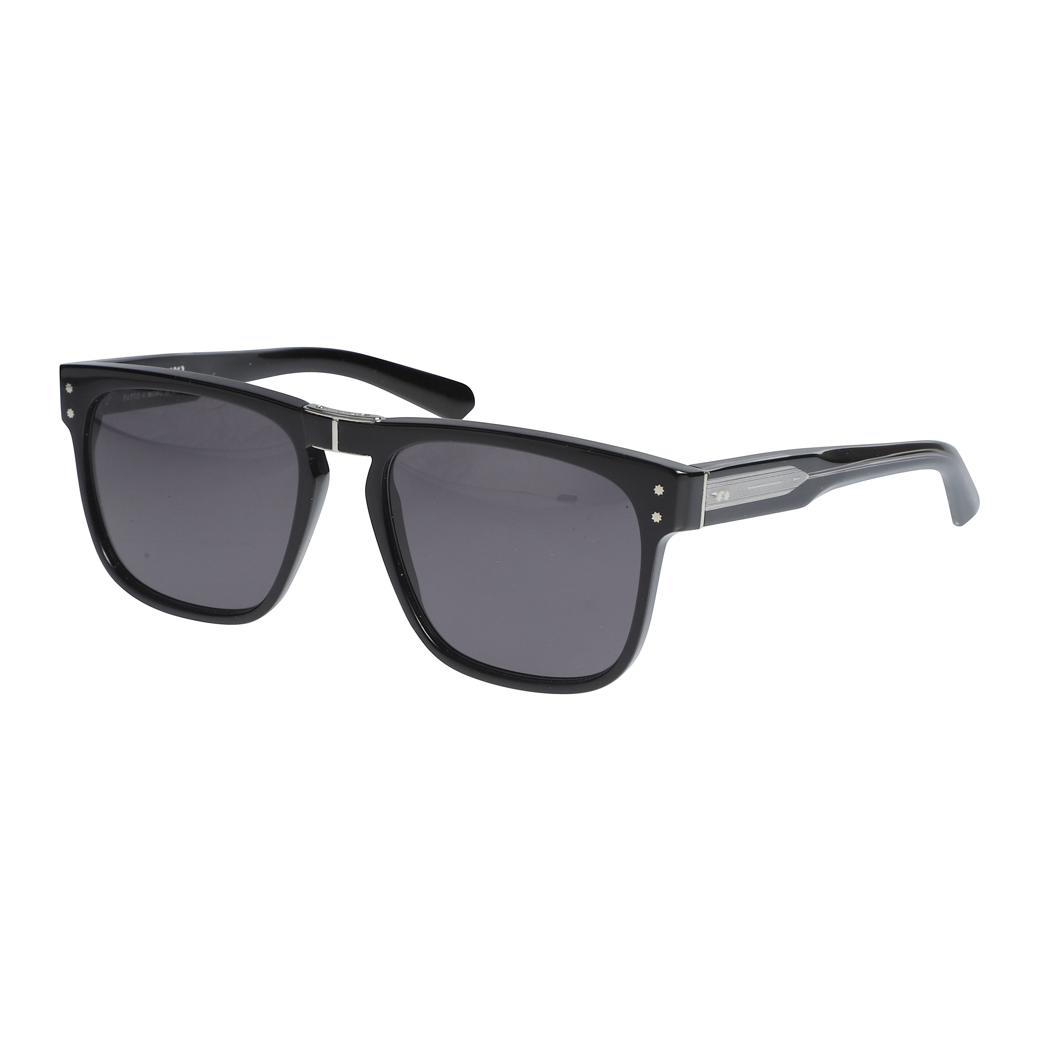 Rider Flag/N Square Frame Sunglasses with Tinted Lenses