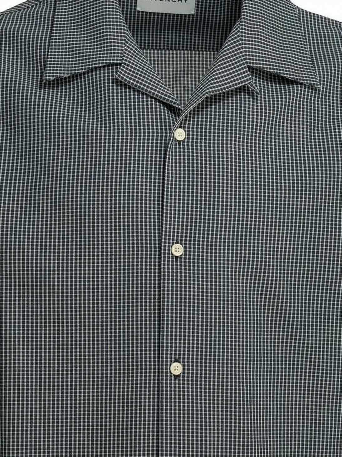 Checkered Pattern Short-Sleeve Shirt with Boxy Fit