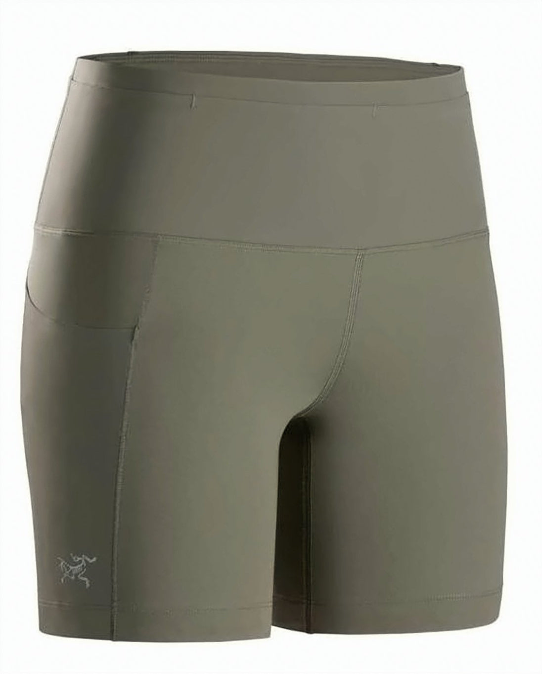 Fitted Training Shorts with High Waistband