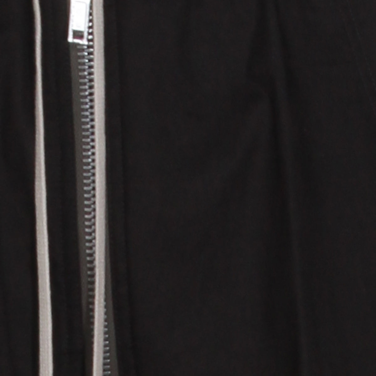 High-Waisted Black Cotton Trousers