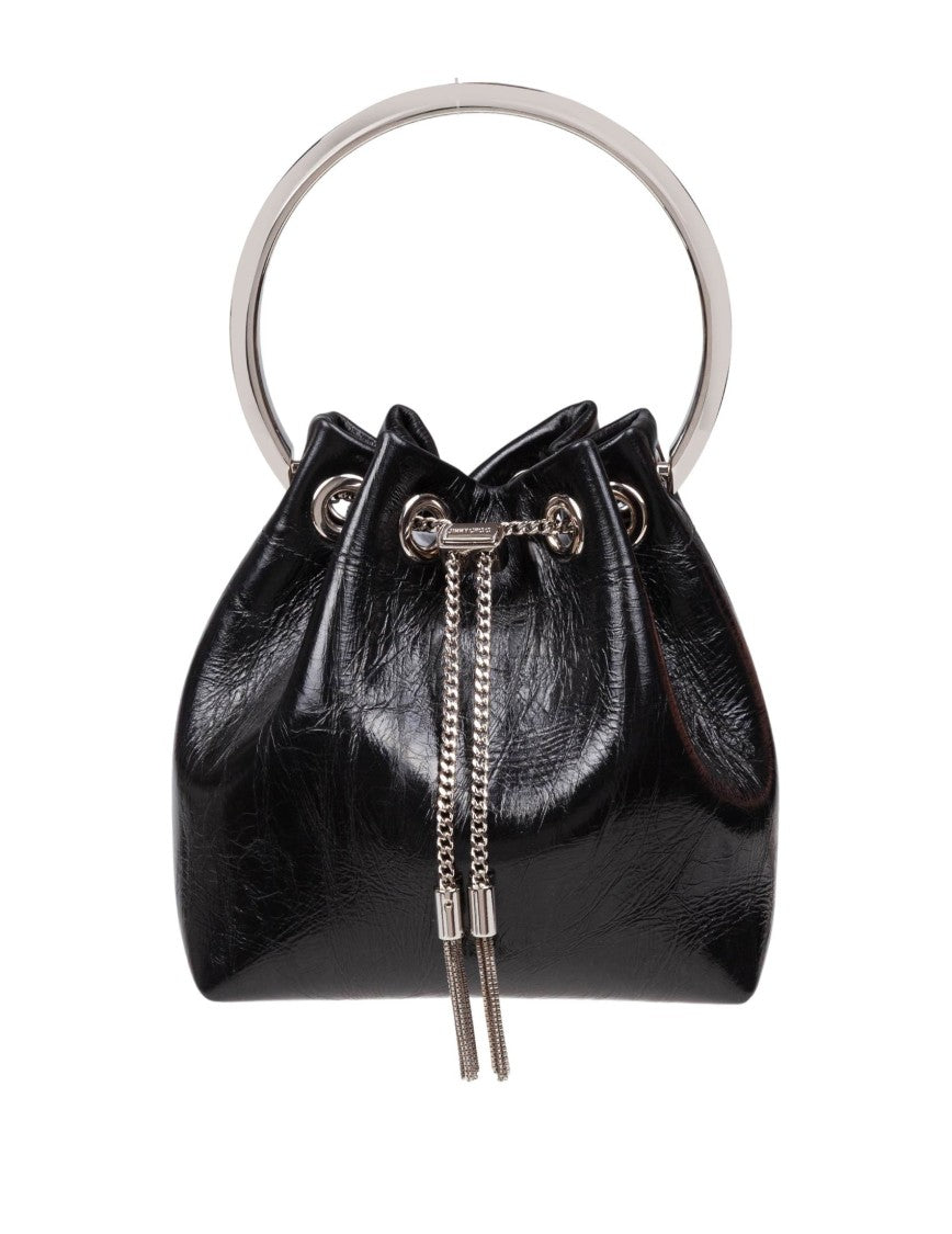 Black Bon Bon Tzz Patent Leather Bag