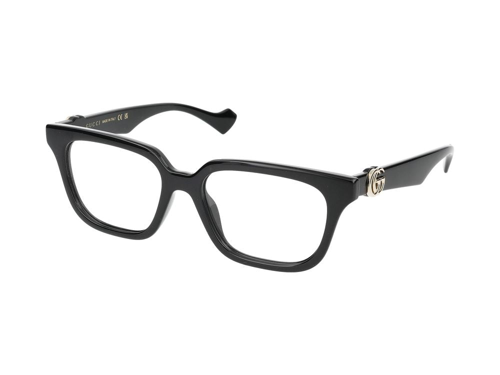 Eyeglasses GG1536O 005 black black transparent 53/17/140