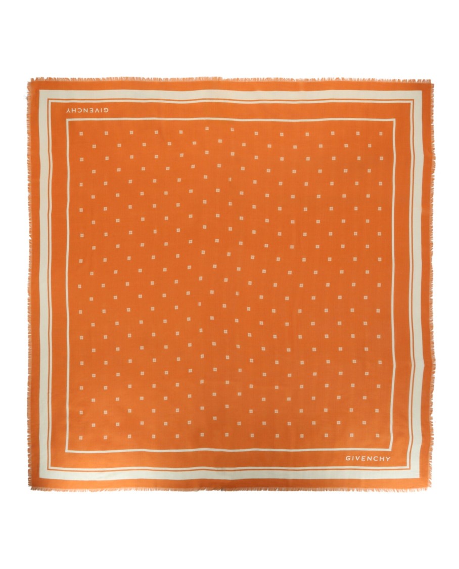 4G Shawl In Cashmere And Silk