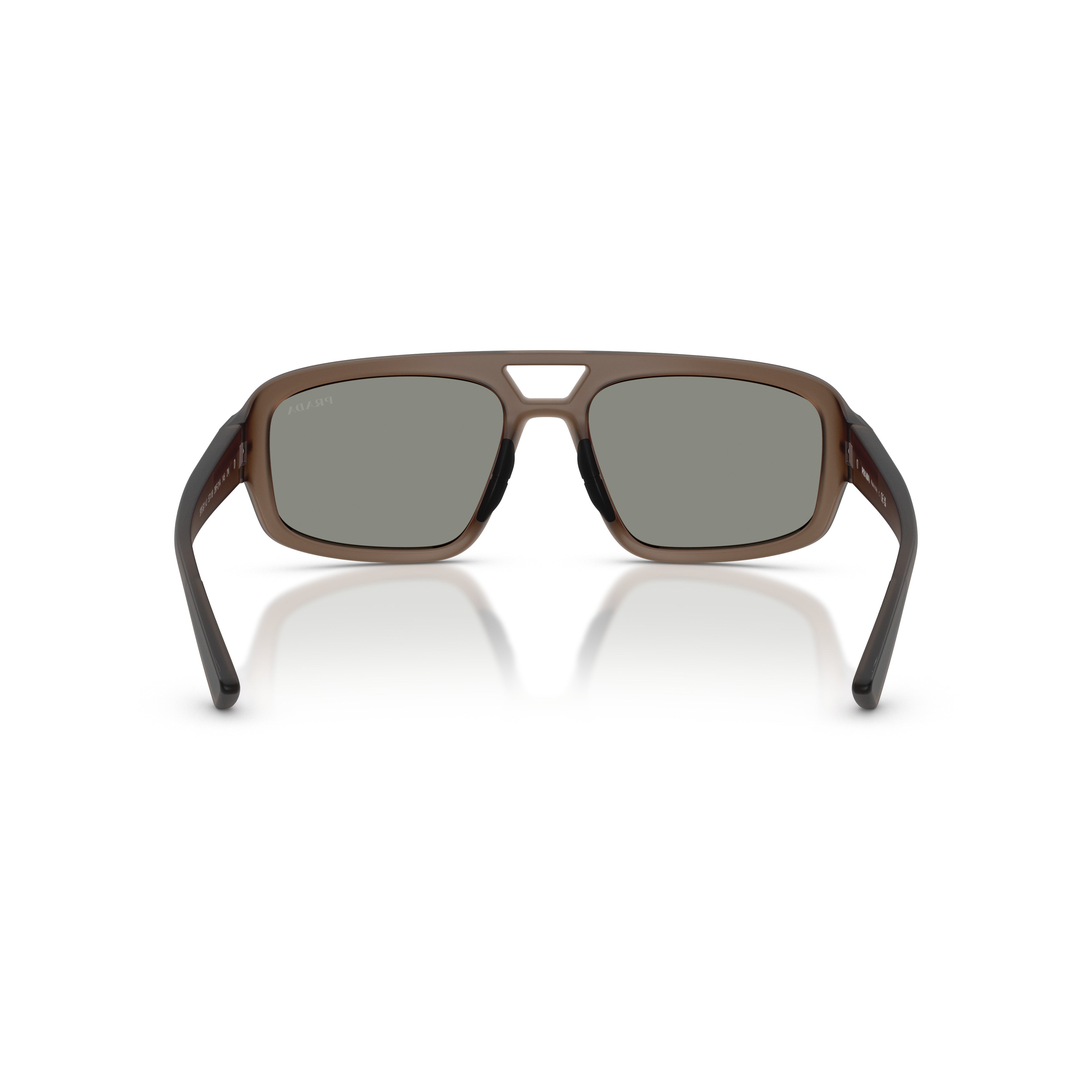 0ps B11su Rectangular Brown Frame Sunglasses