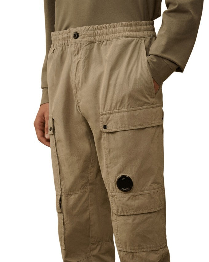 Relaxed Fit Cargo Trousers with Adjustable Waistband