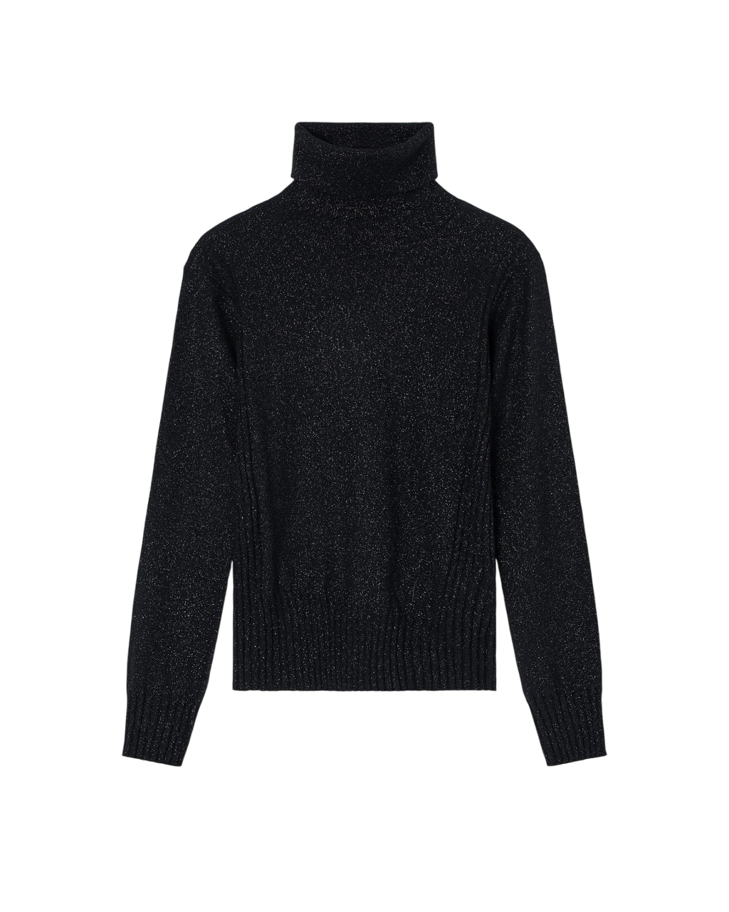 Luminous Finish Turtleneck Sweater Crafted