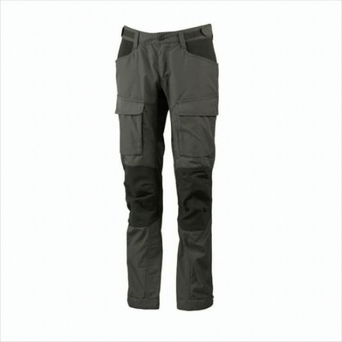 Straight-Fit Pants With Reinforced Knee Patches