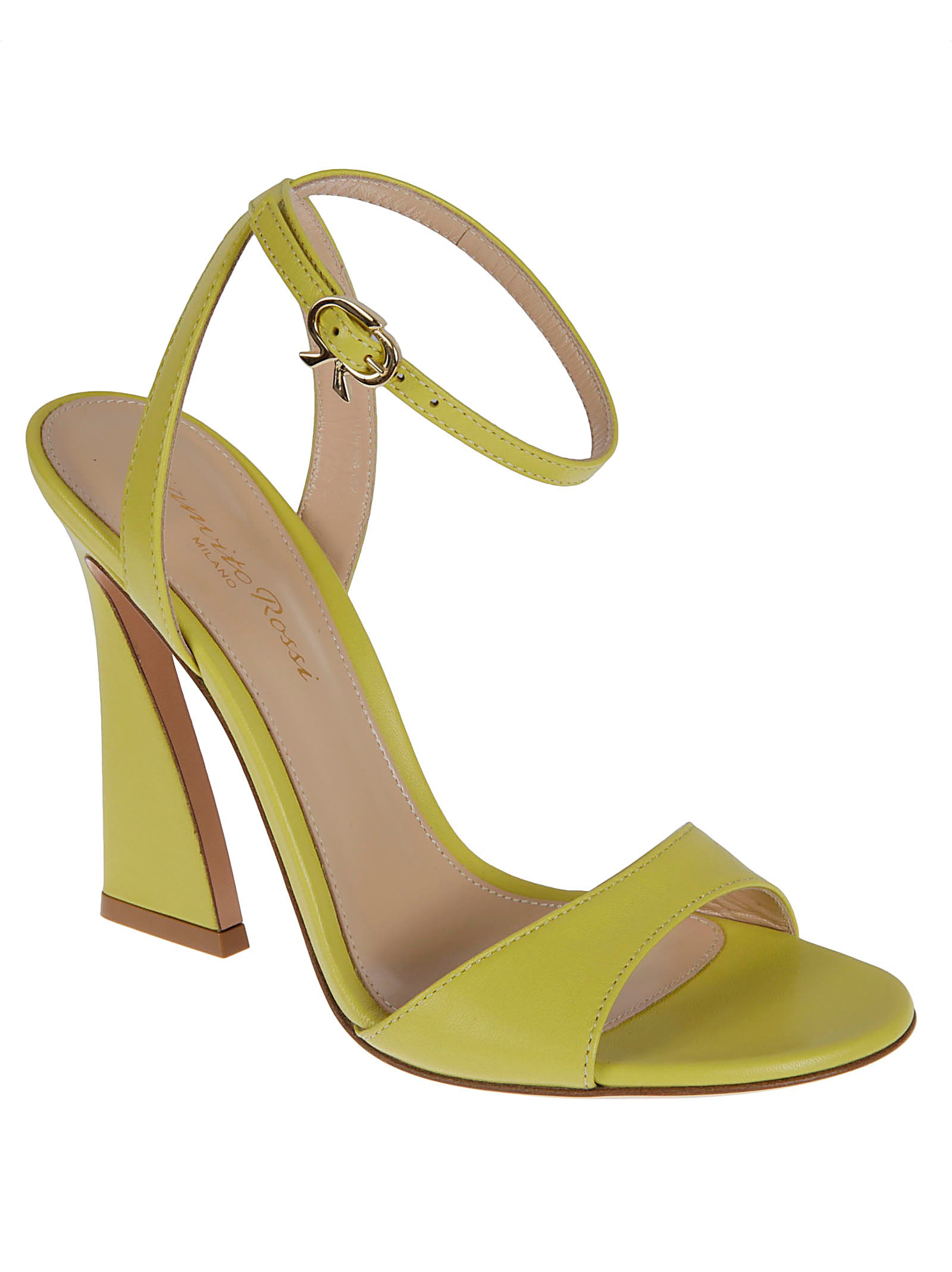 High-Heeled Green Sandal