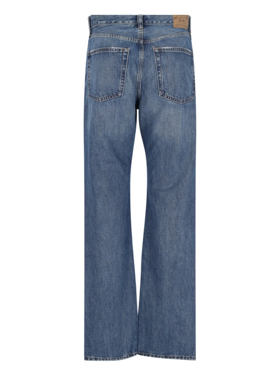 Straight Fit Destroyed Jeans – Blue