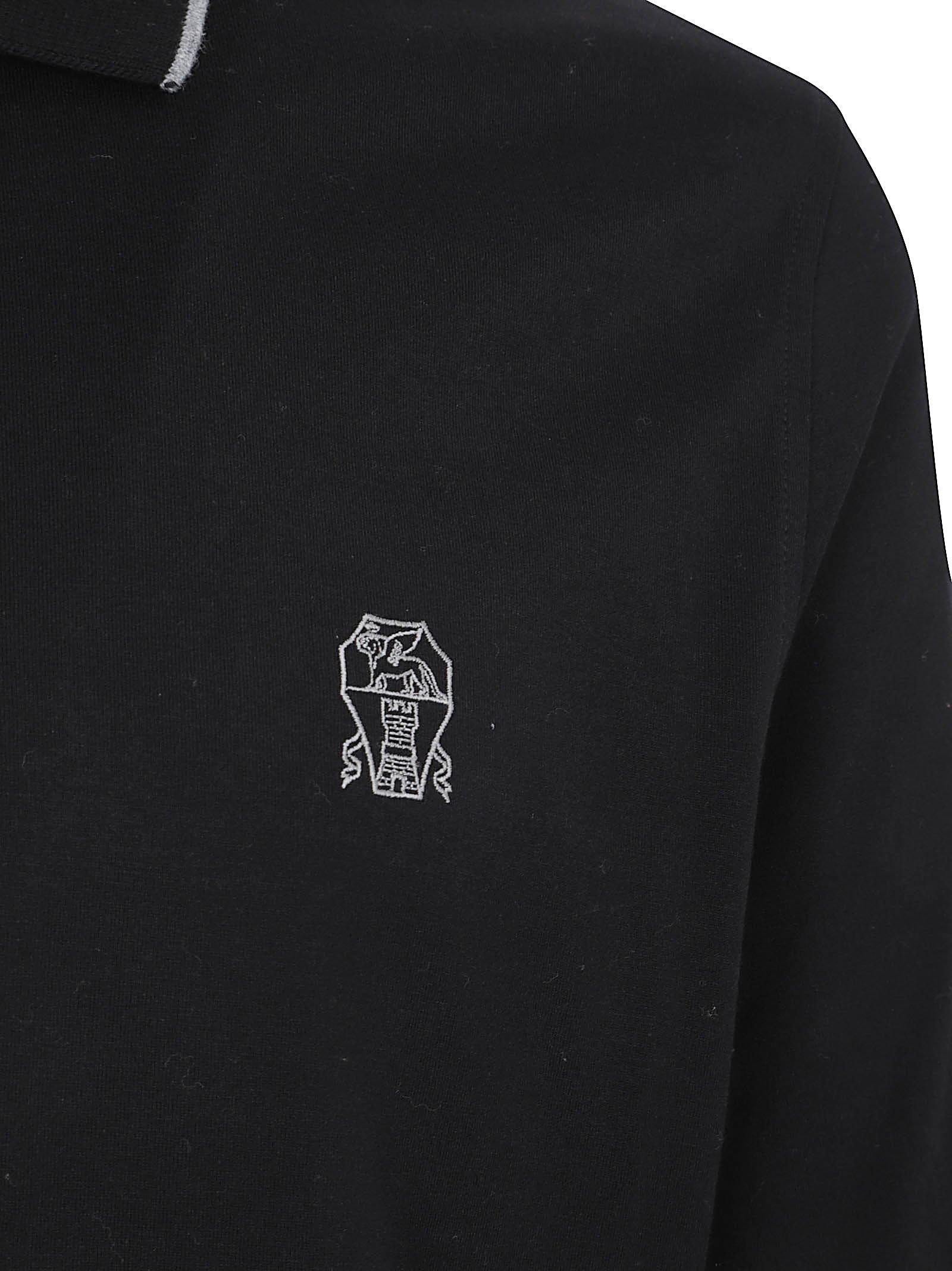Cotton Polo Shirt With Classic Collar
