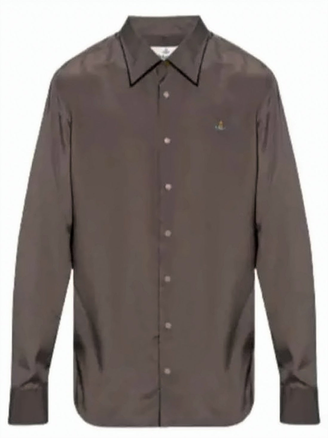 Long-Sleeved Shirt with Classic Collar and Minimalist Design