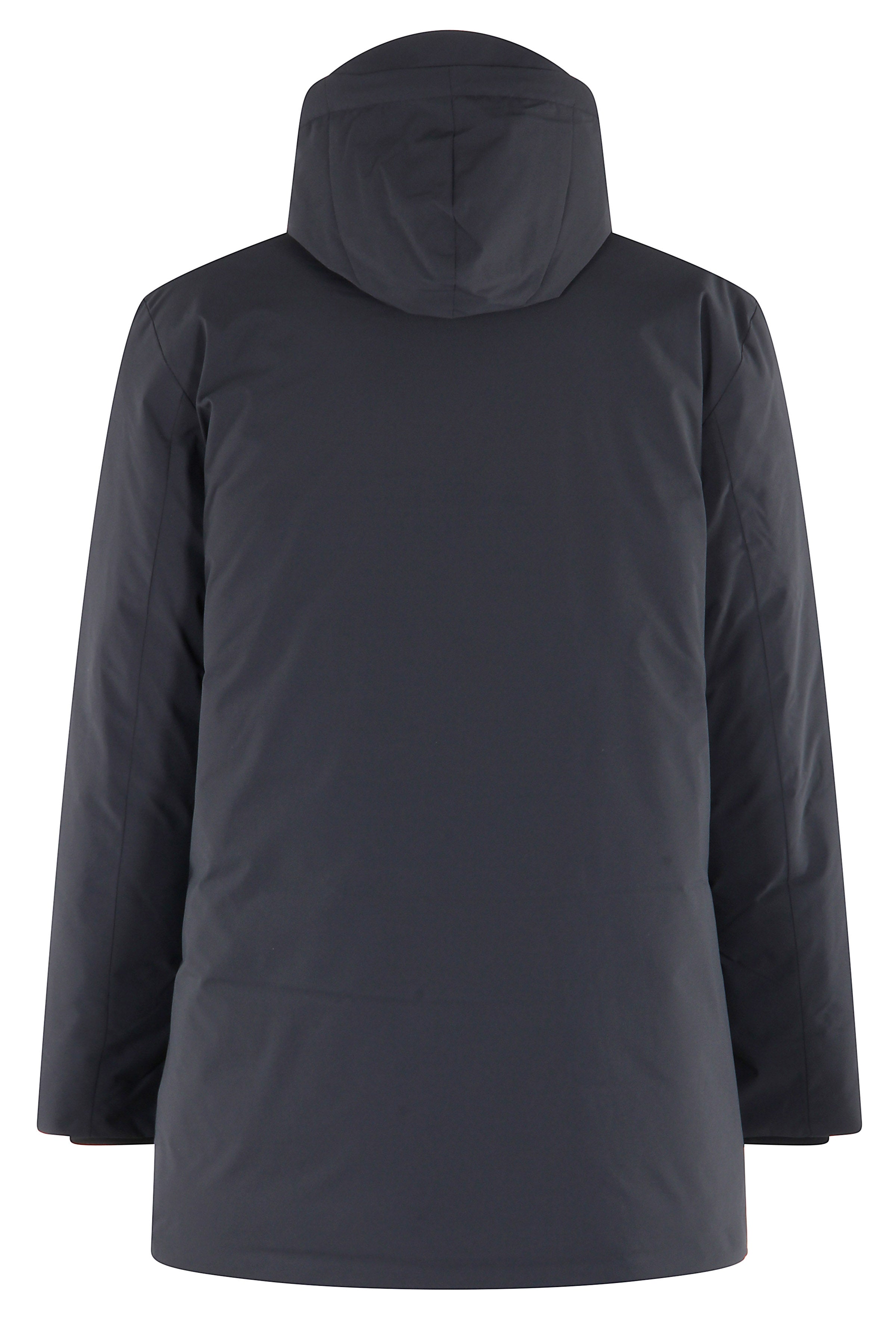 Transitional Black Jacket With Removable Panel