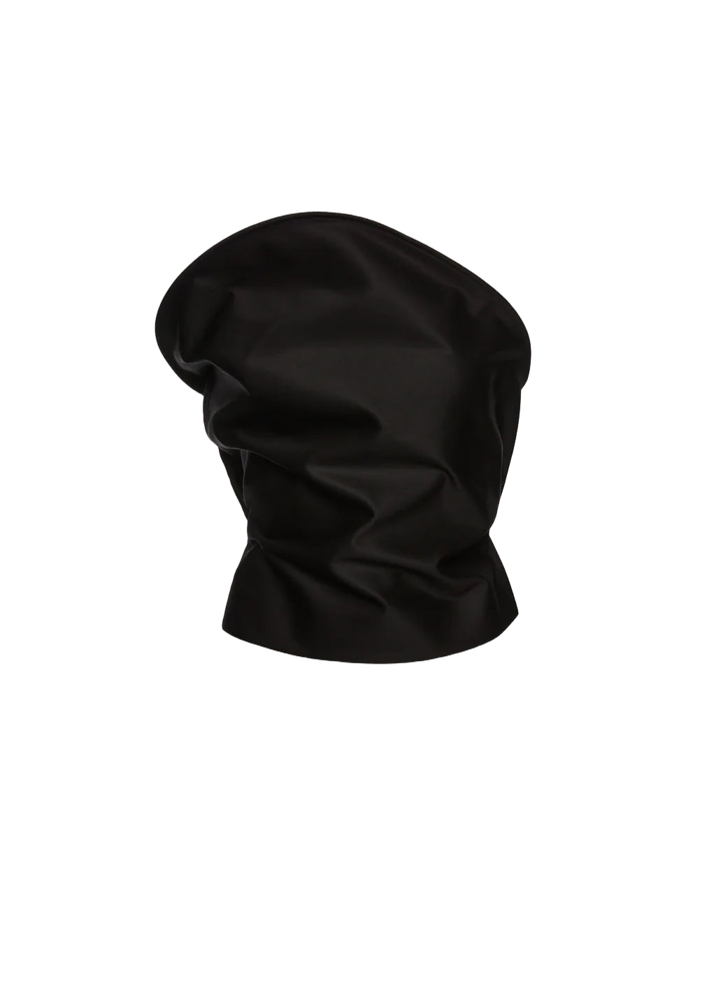 Sculptural 3D Neckline Top in Rigid Cotton