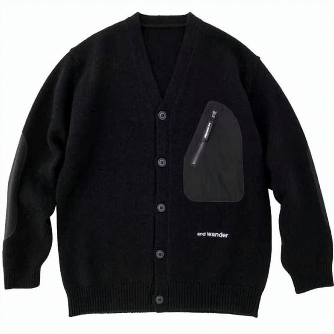Textured Black Cardigan