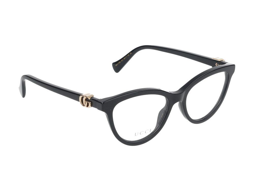Eyeglasses GG1179O 001 black black transparent 49/17/145
