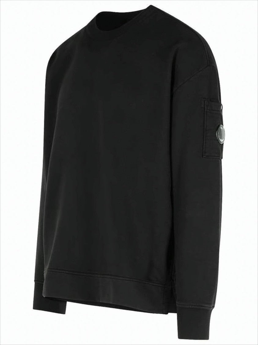 Relaxed Fit Long-Sleeve Cotton Sweatshirt