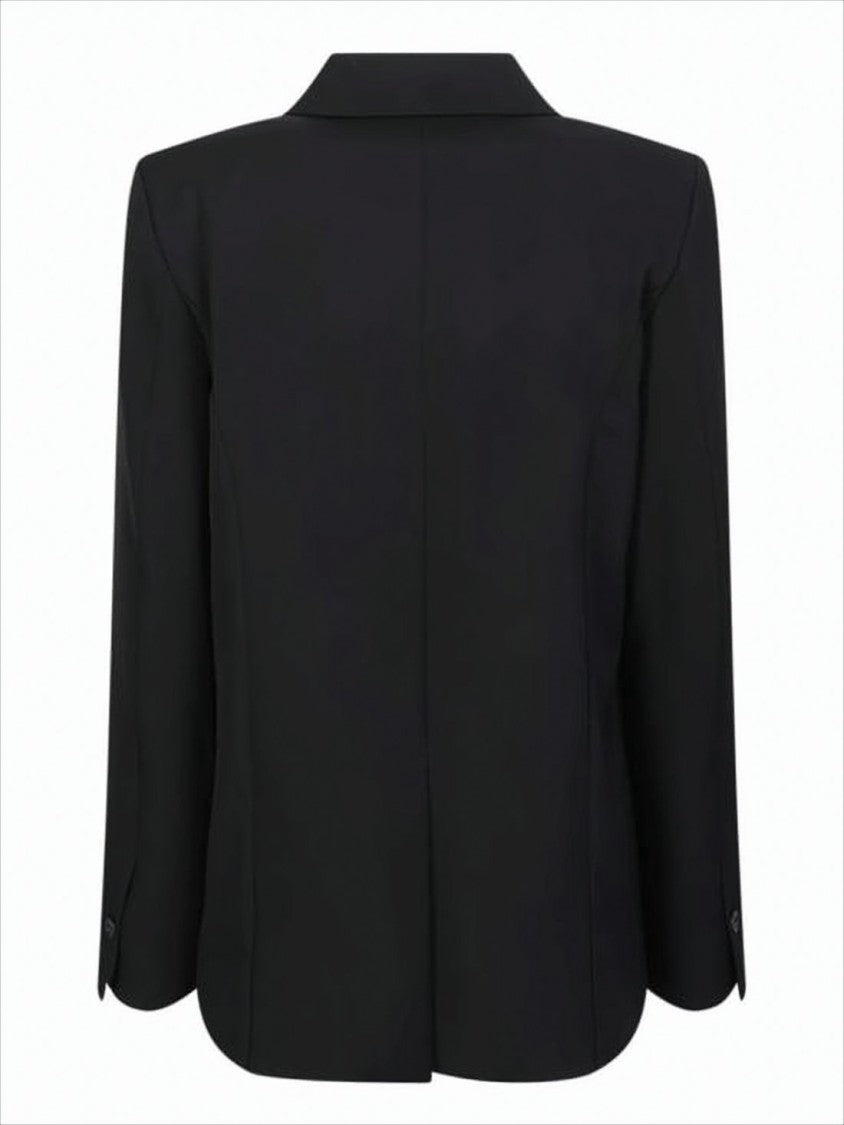 Tailored Black Jacket with Minimalist Design