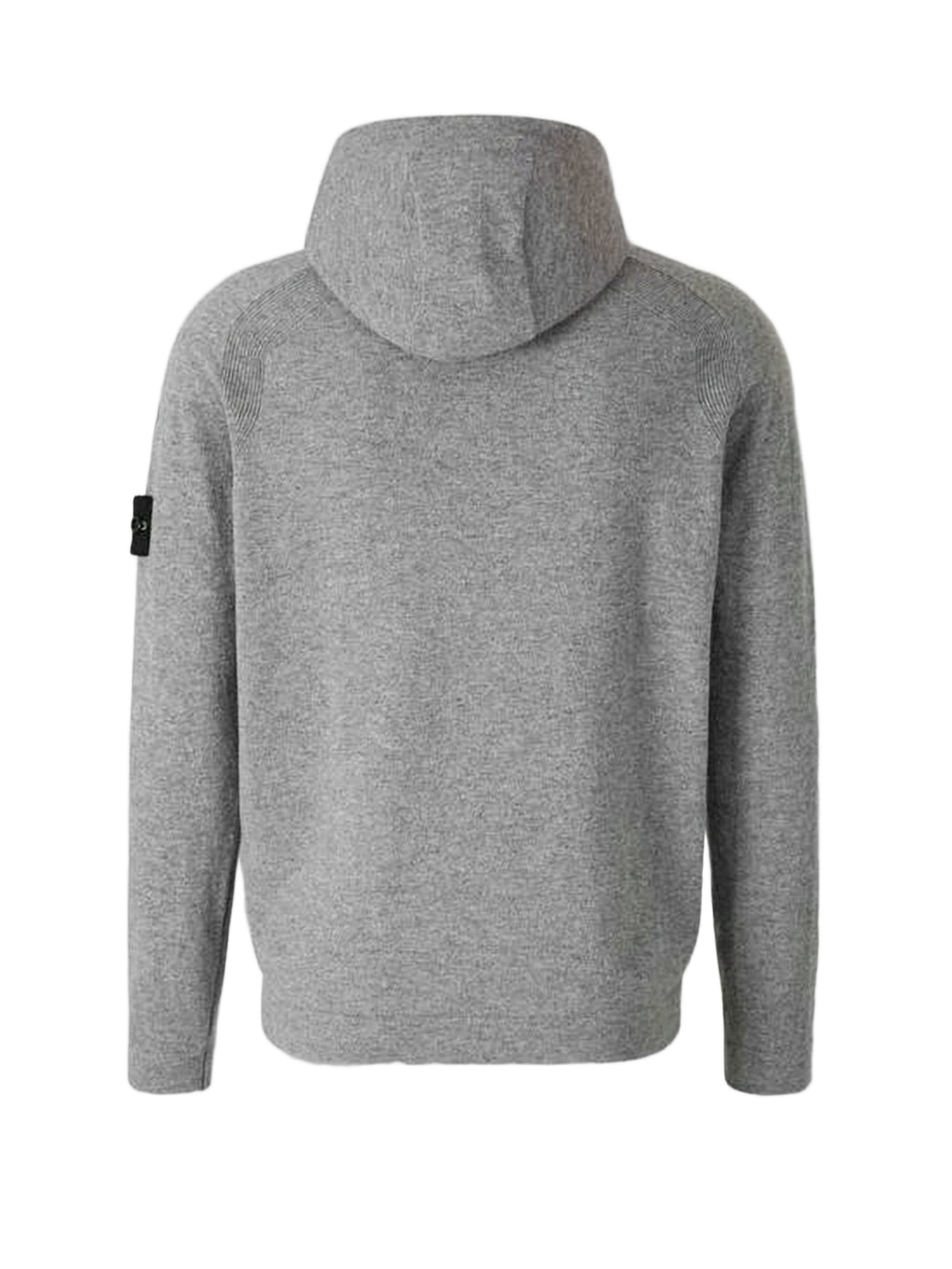 Relaxed Fit Wool Hoodie with Distinctive Emblem