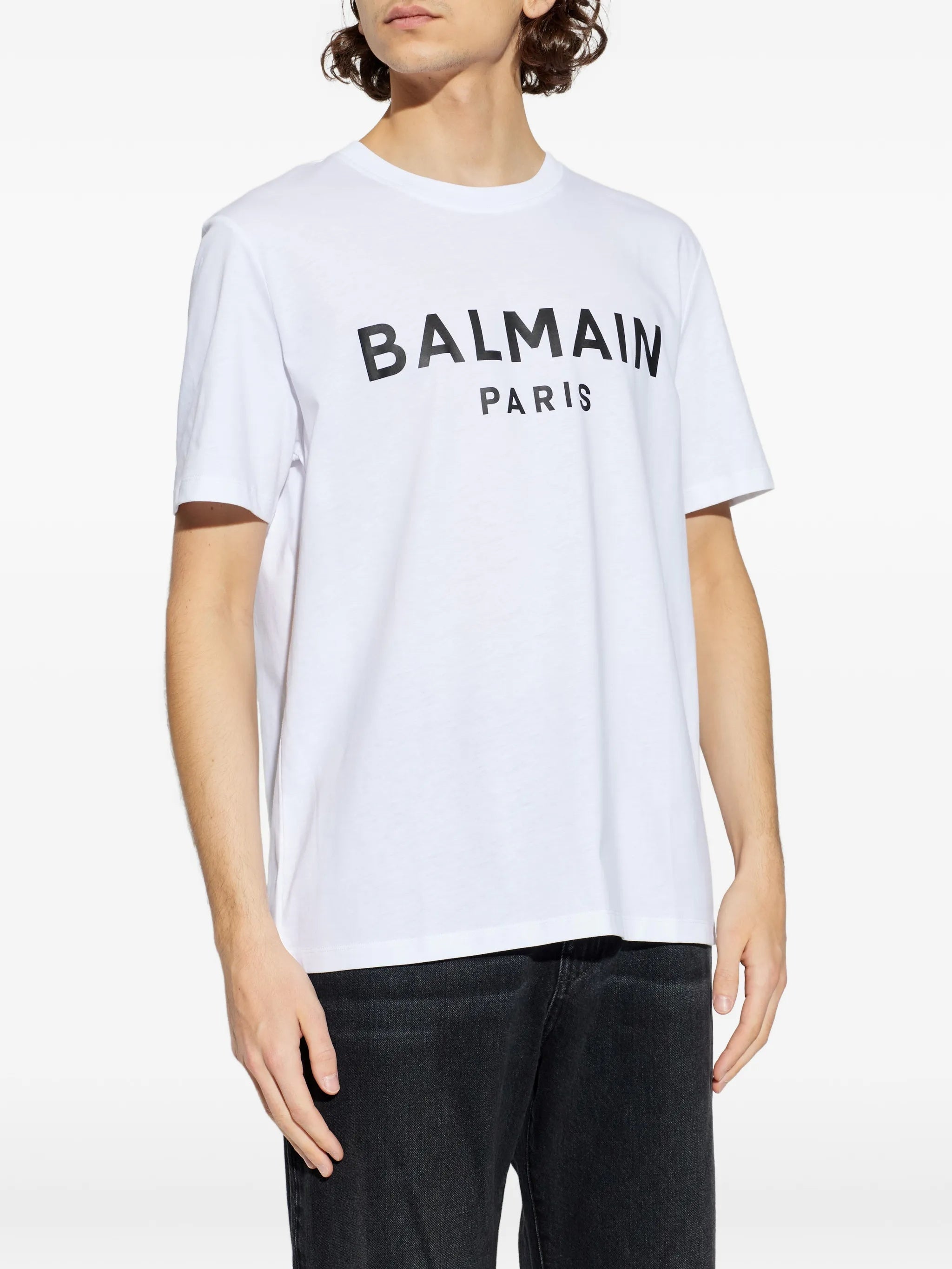 White Loose Ss Bold Logo T-Shirt