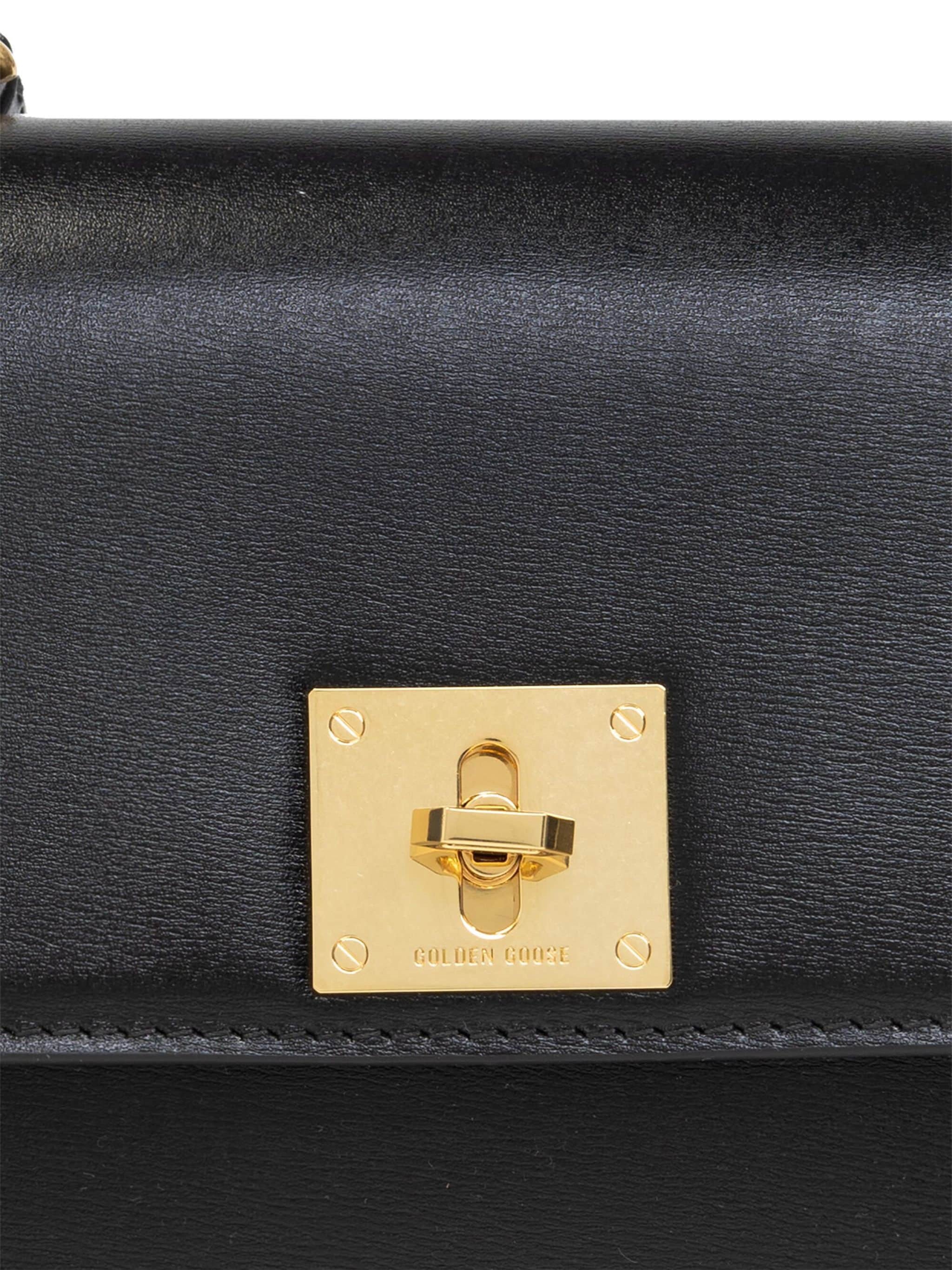 Gioia Bag Black Palmellato Leather Bag