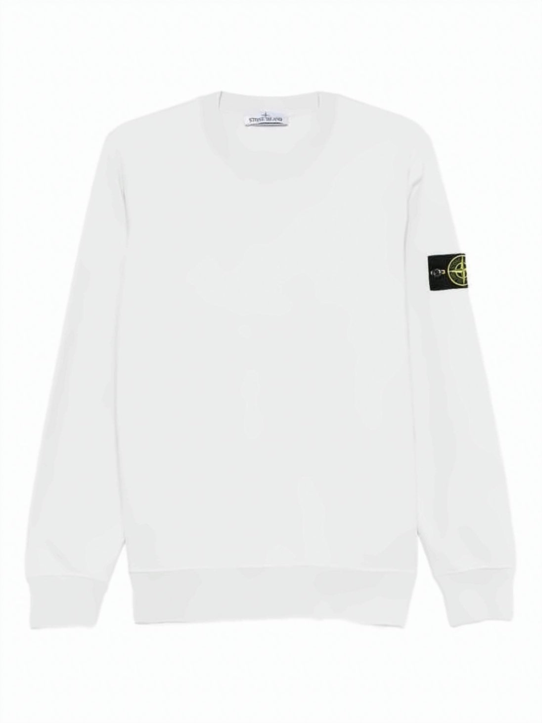 Long-Sleeve Crewneck Sweatshirt with Compass Patch