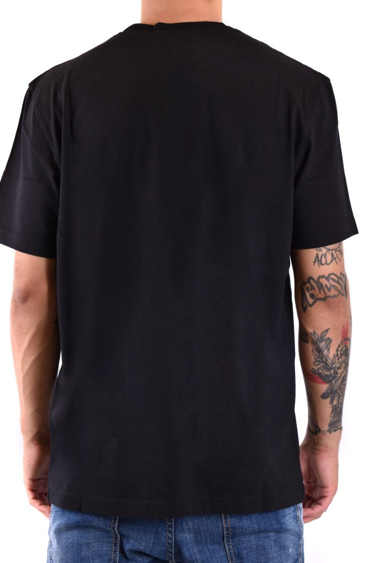 T-shirt z nadrukiem niedźwiedzia o swobodnym kroju