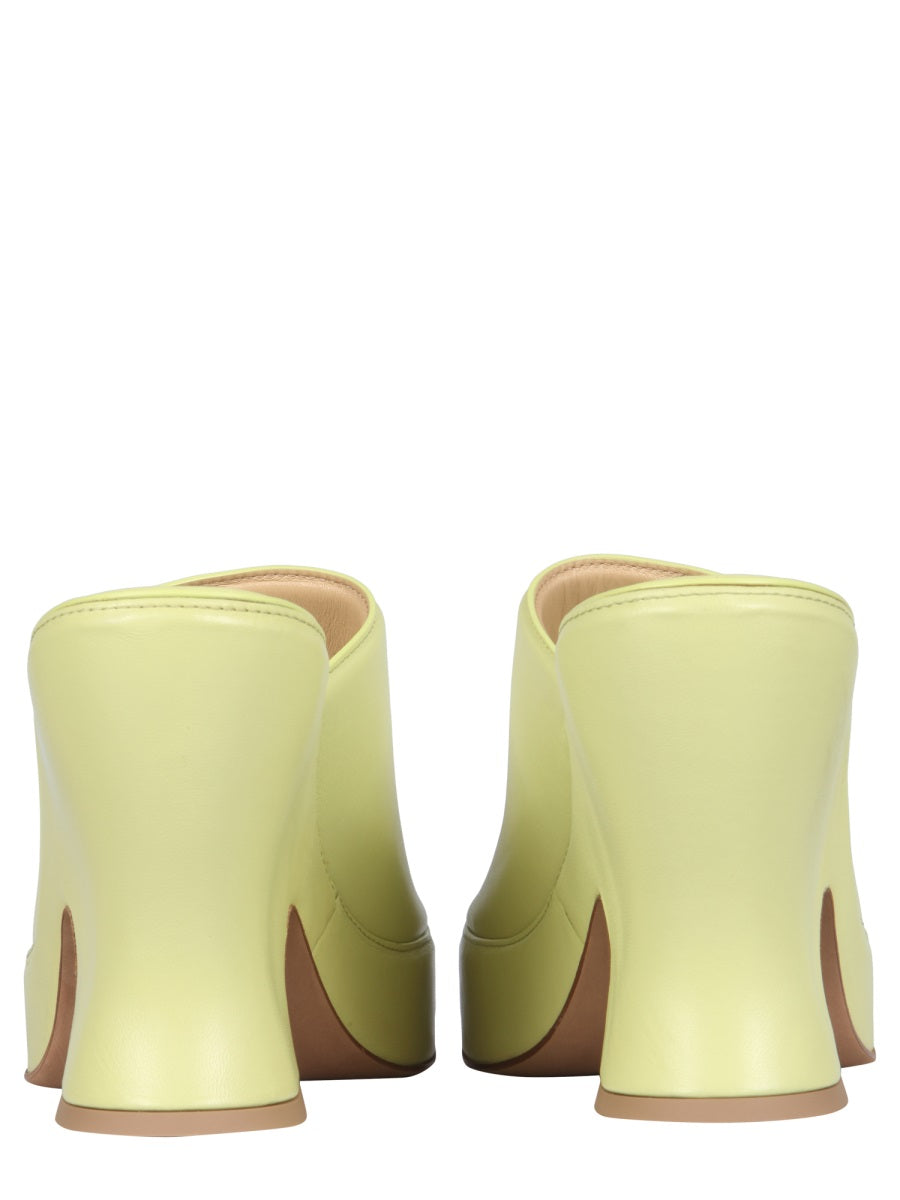 Elevated Wedge Sandals with Solid Base