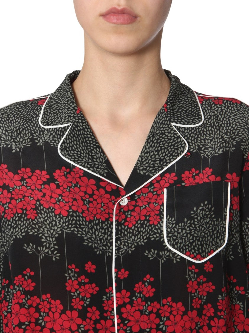 Shirt With Dreaming Peony Print