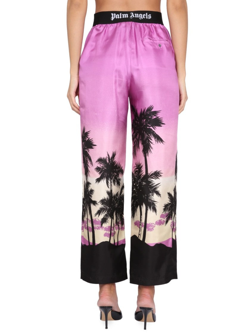 Pants With Sunset Print