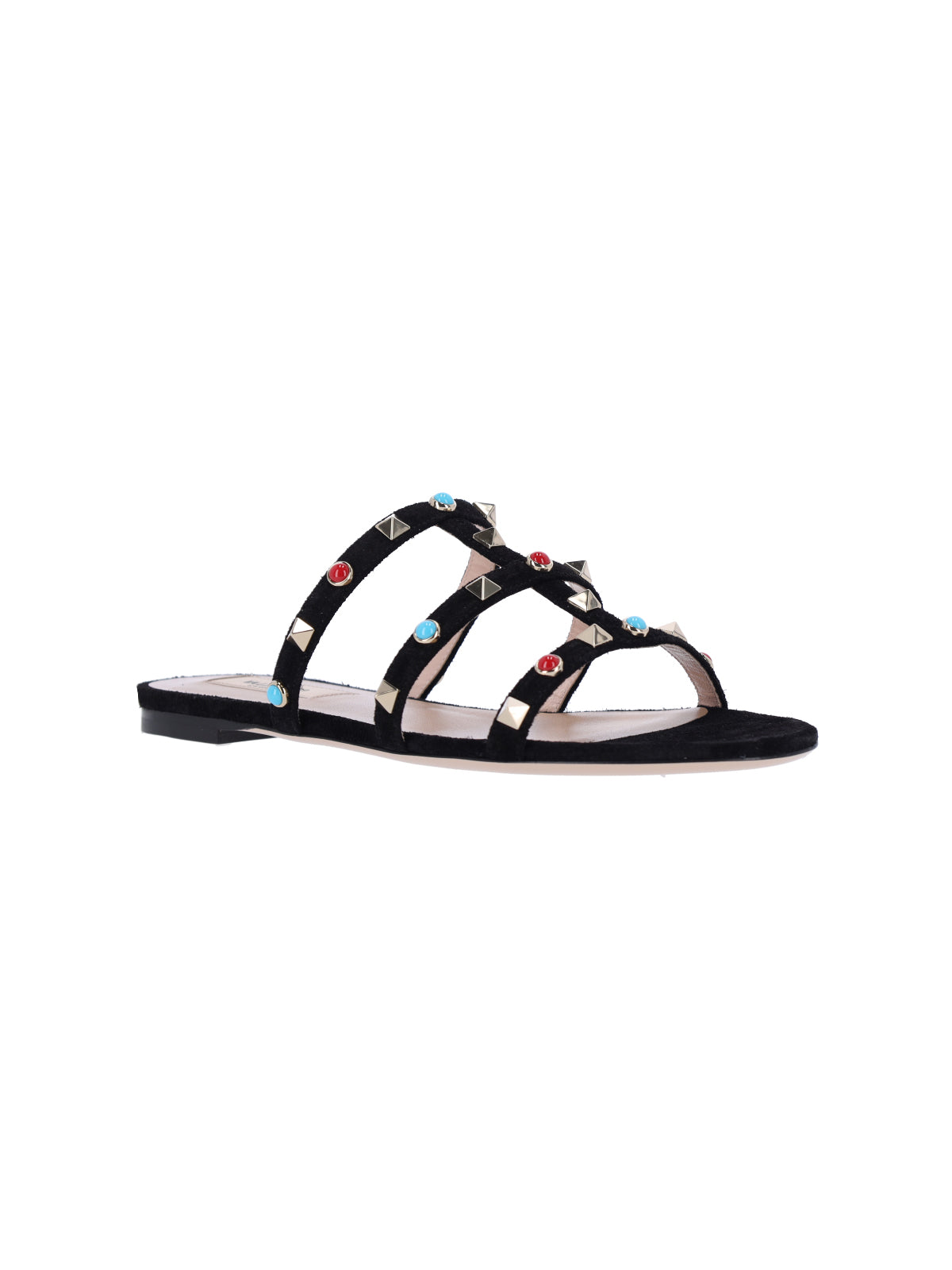 "Rockstud" Sandals – Black