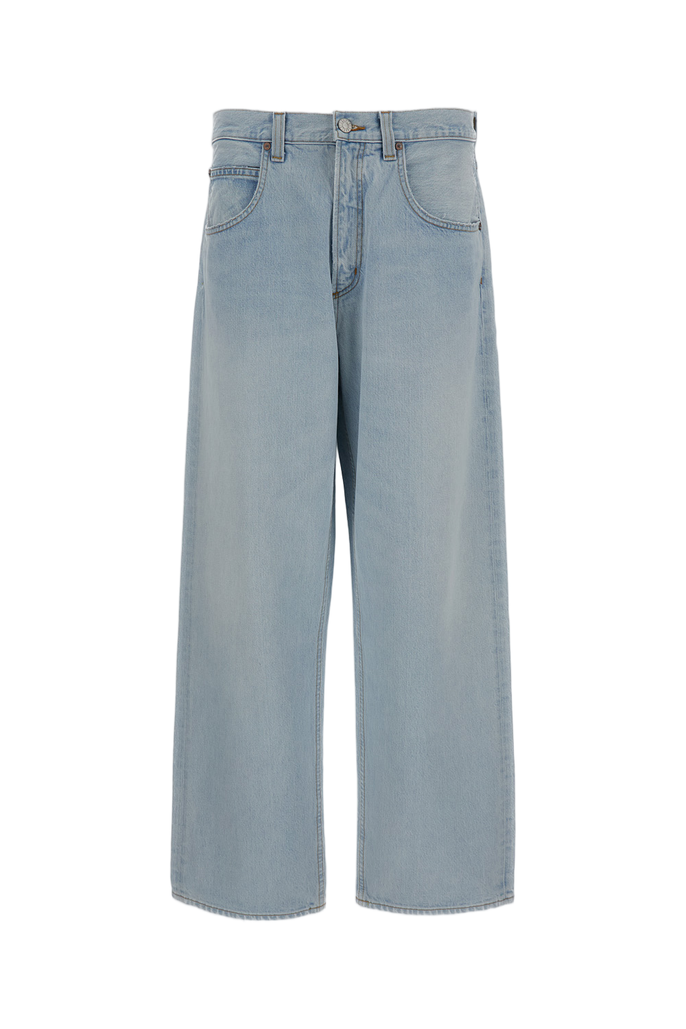Light Blue Fusion Cotton Denim Jeans