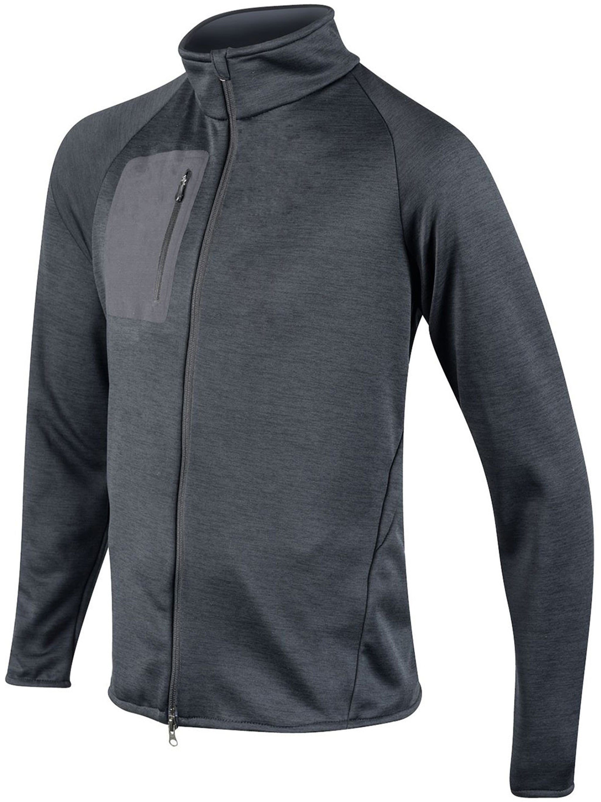 Grey Full Zip Technical Technical Sweater