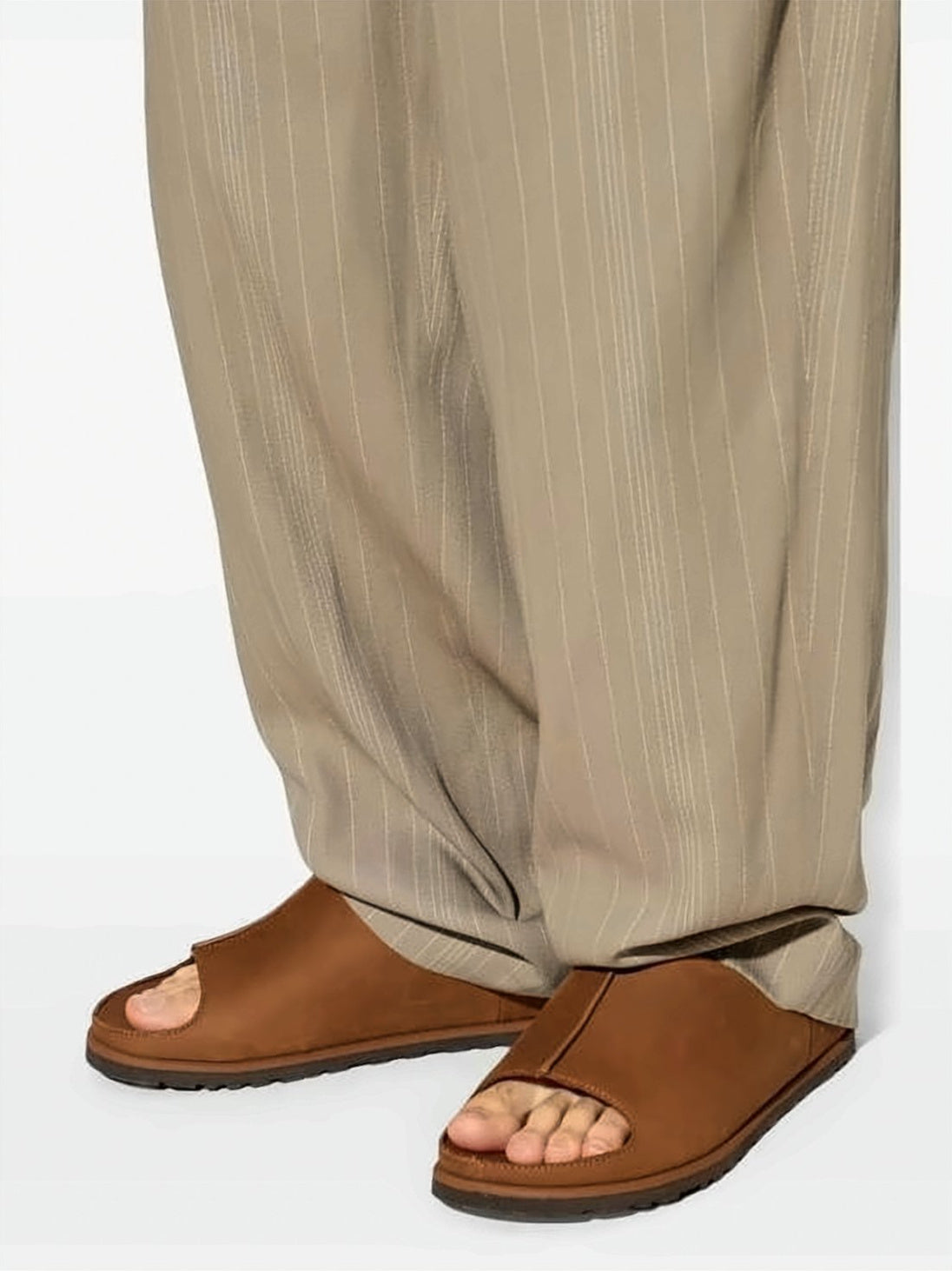 Nubuck Slip-On Mules with Cushioned EVA Insole