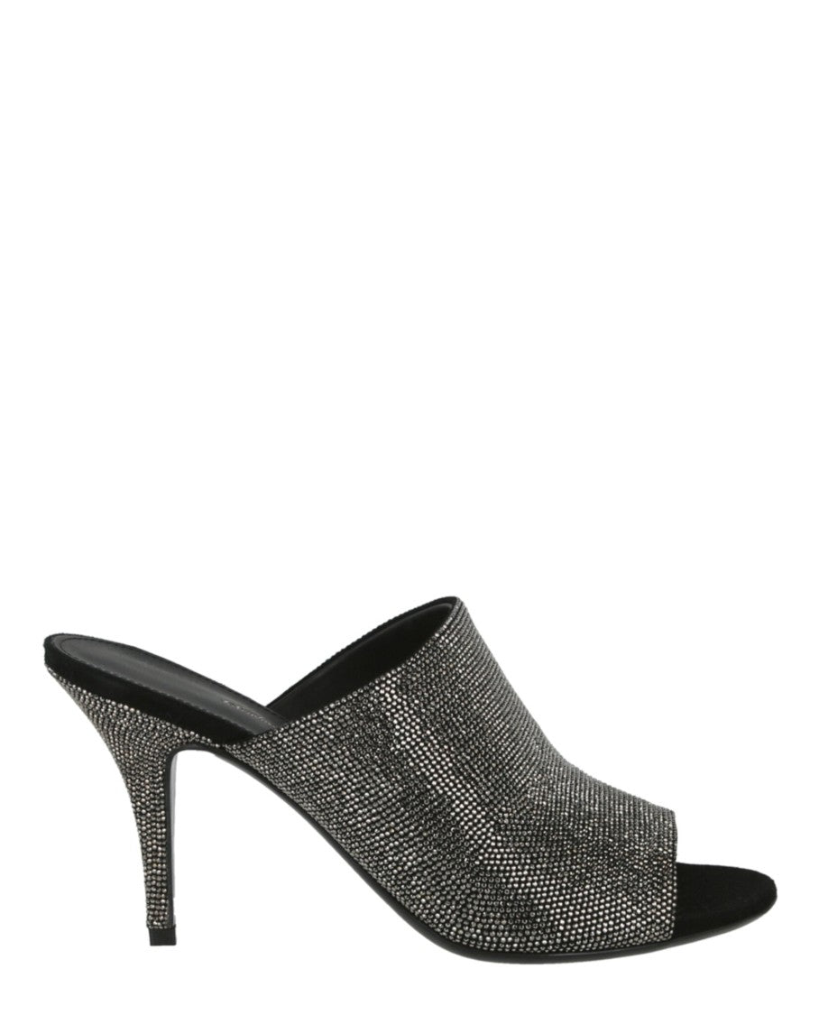 Janine Crystal Heel Sandals