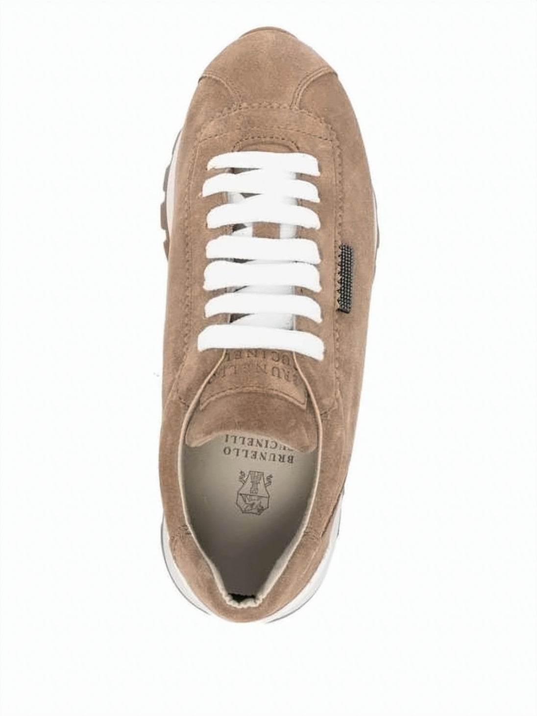 Suede Sneakers with Lace-Up Front