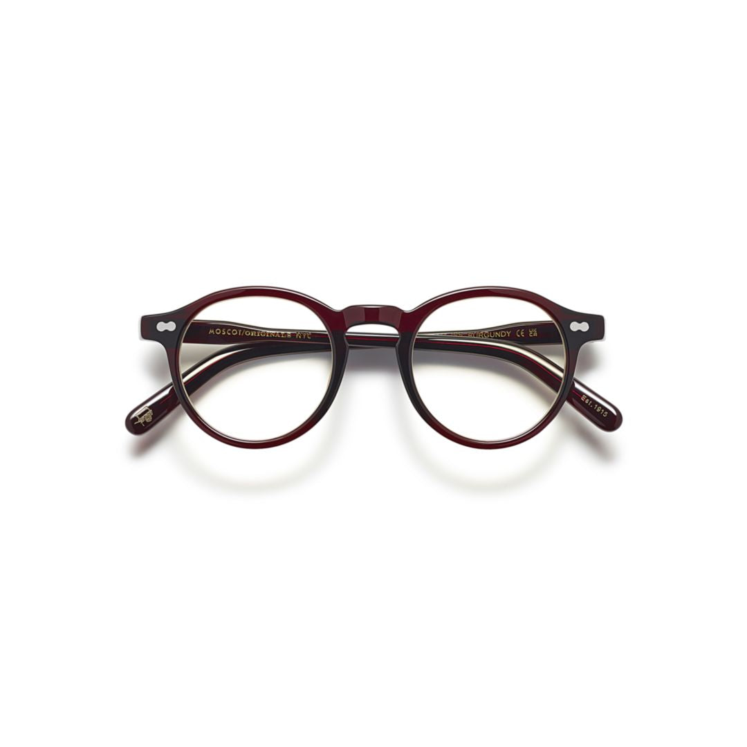 Or-Mil-O Miltzen Round Acetate Eyeglasses with Keyhole Bridge