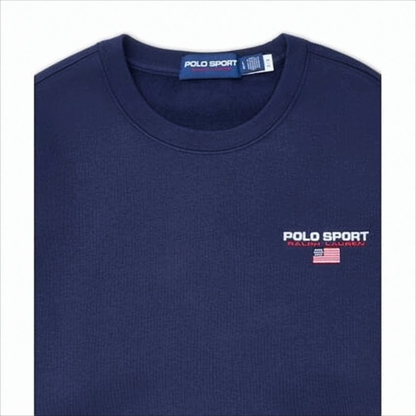 Classic Deep Navy Blue Crewneck Sweatshirt