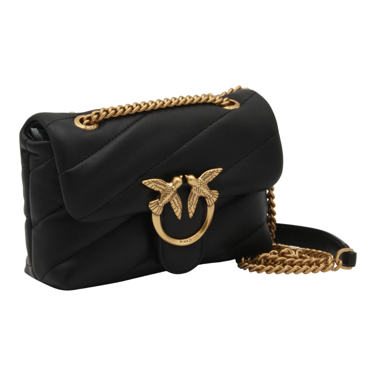Quilted Black Bag