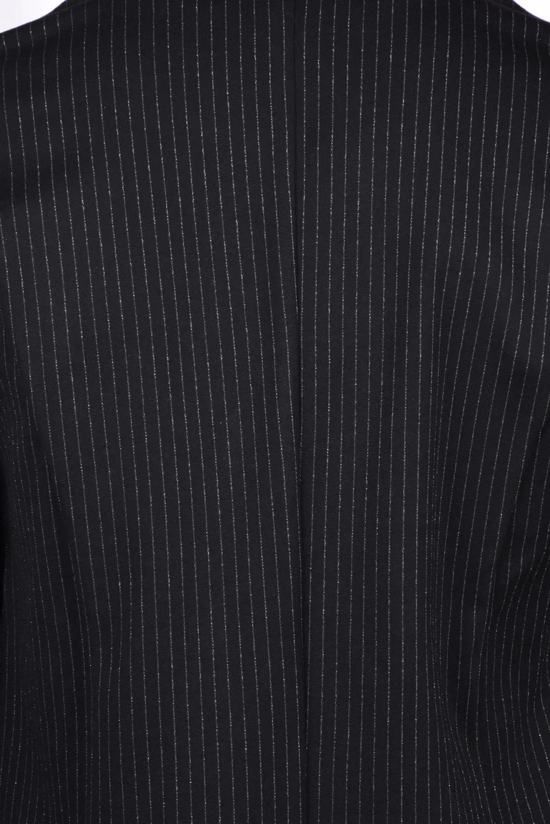 Straight Blazer Wool/Viscose - Black