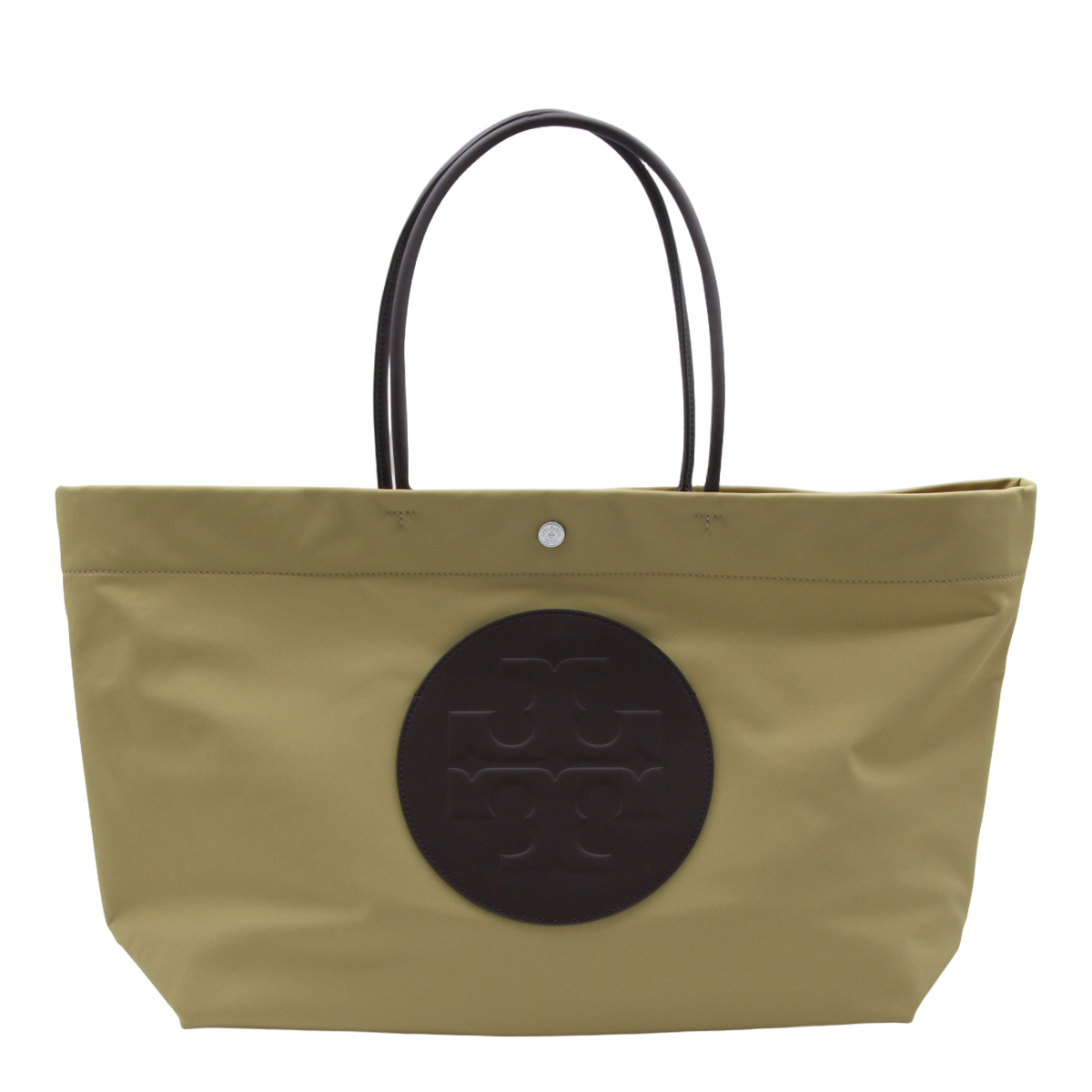 Structured Olive Tote Bag