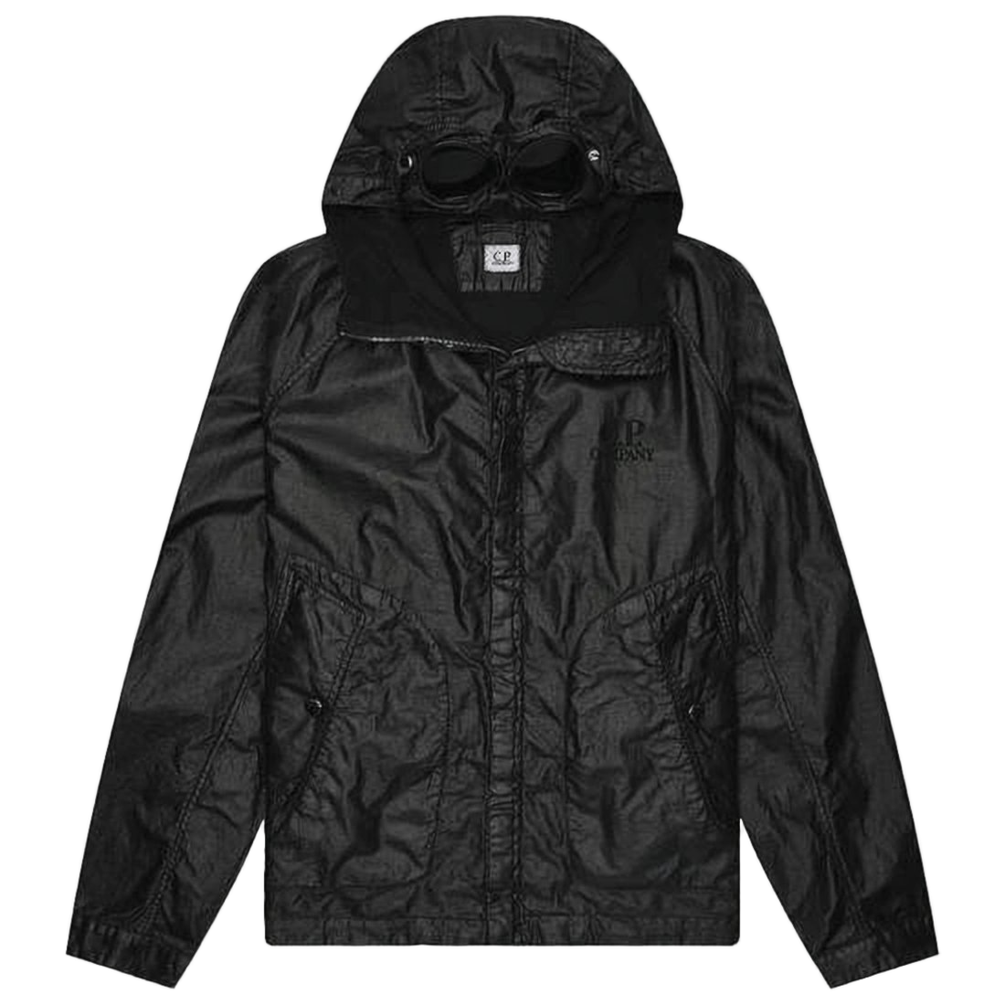 Linen Jacket with Integrated Goggles