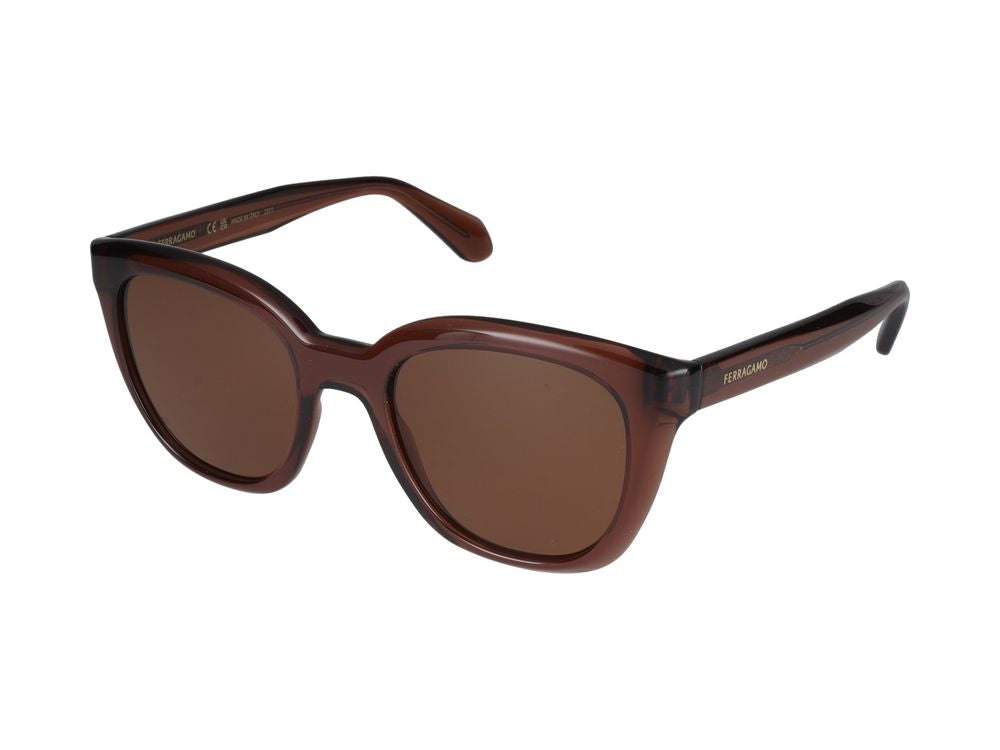 Sunglasses Salvatore Ferragamo SF2000S 232 Transparent Brown 52/21/145