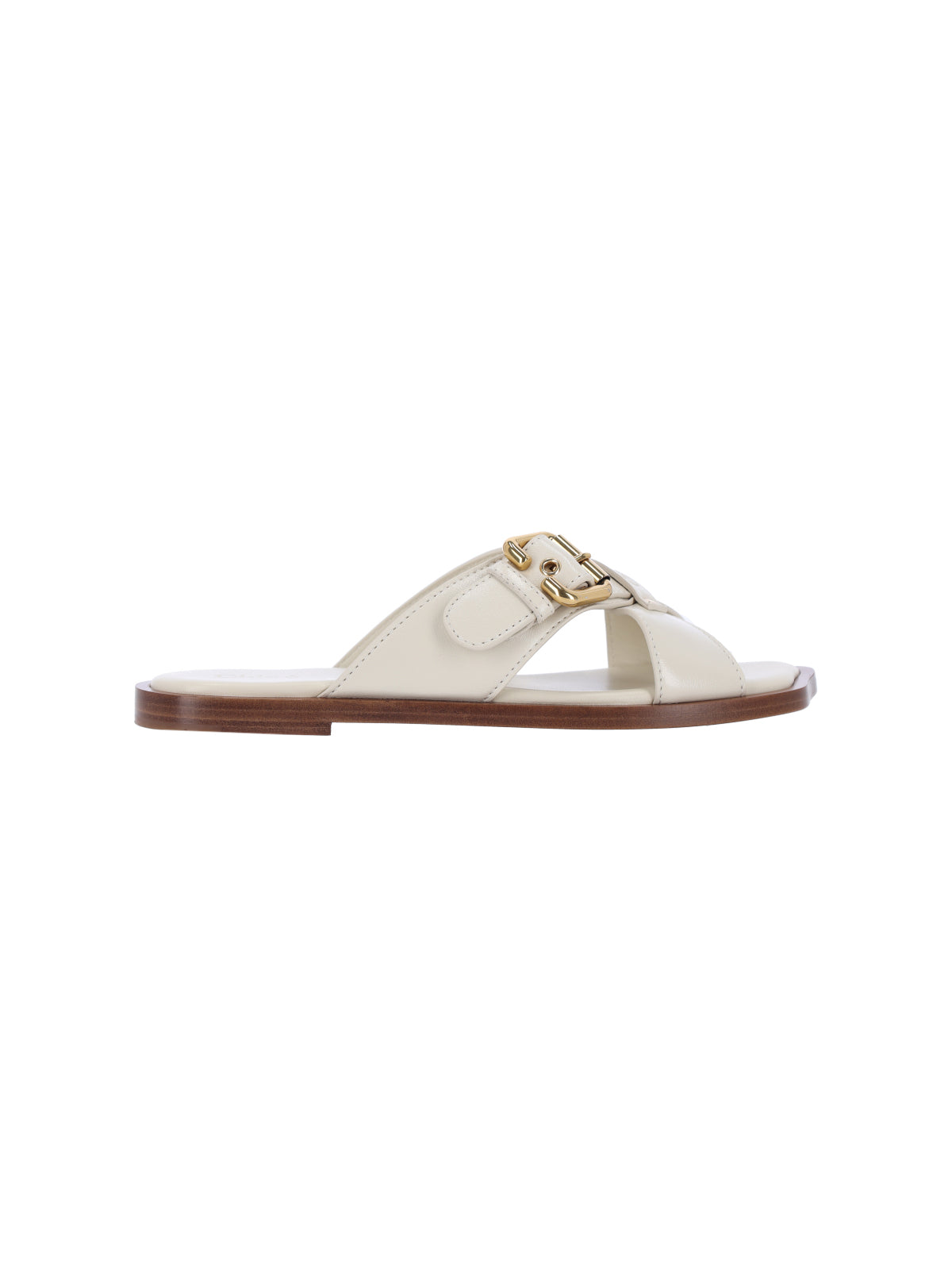 "Nil" Sandals – White