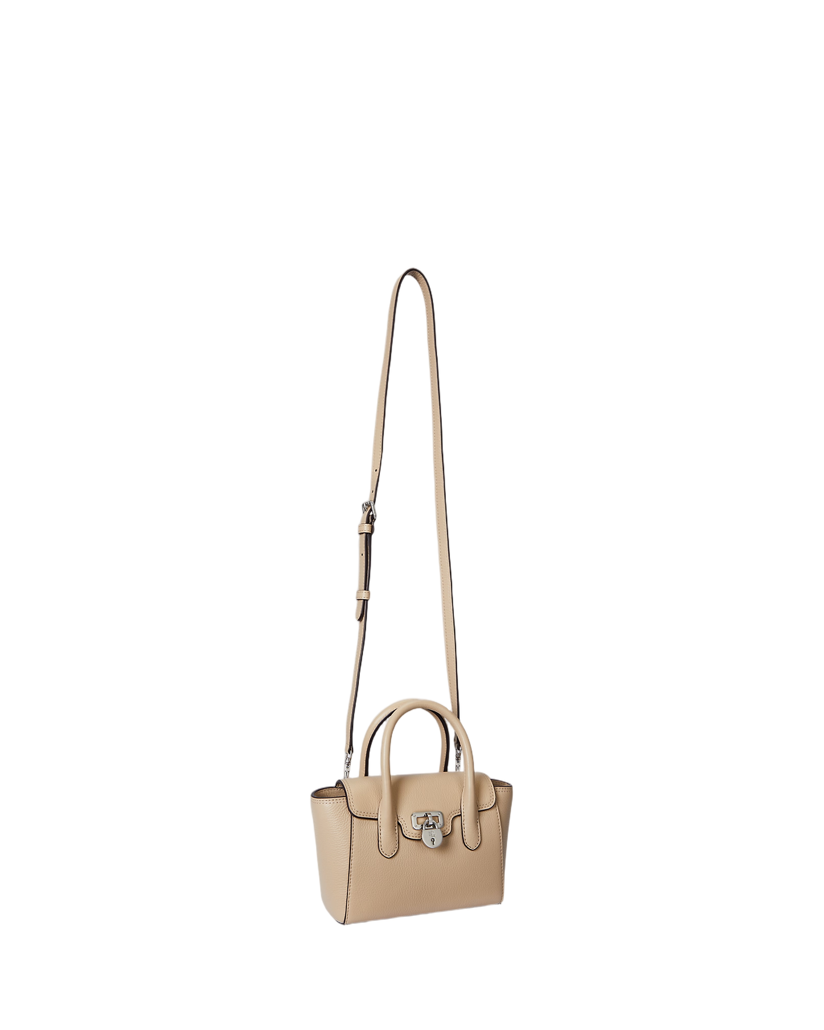 Structured Sand Dune Leather Satchel