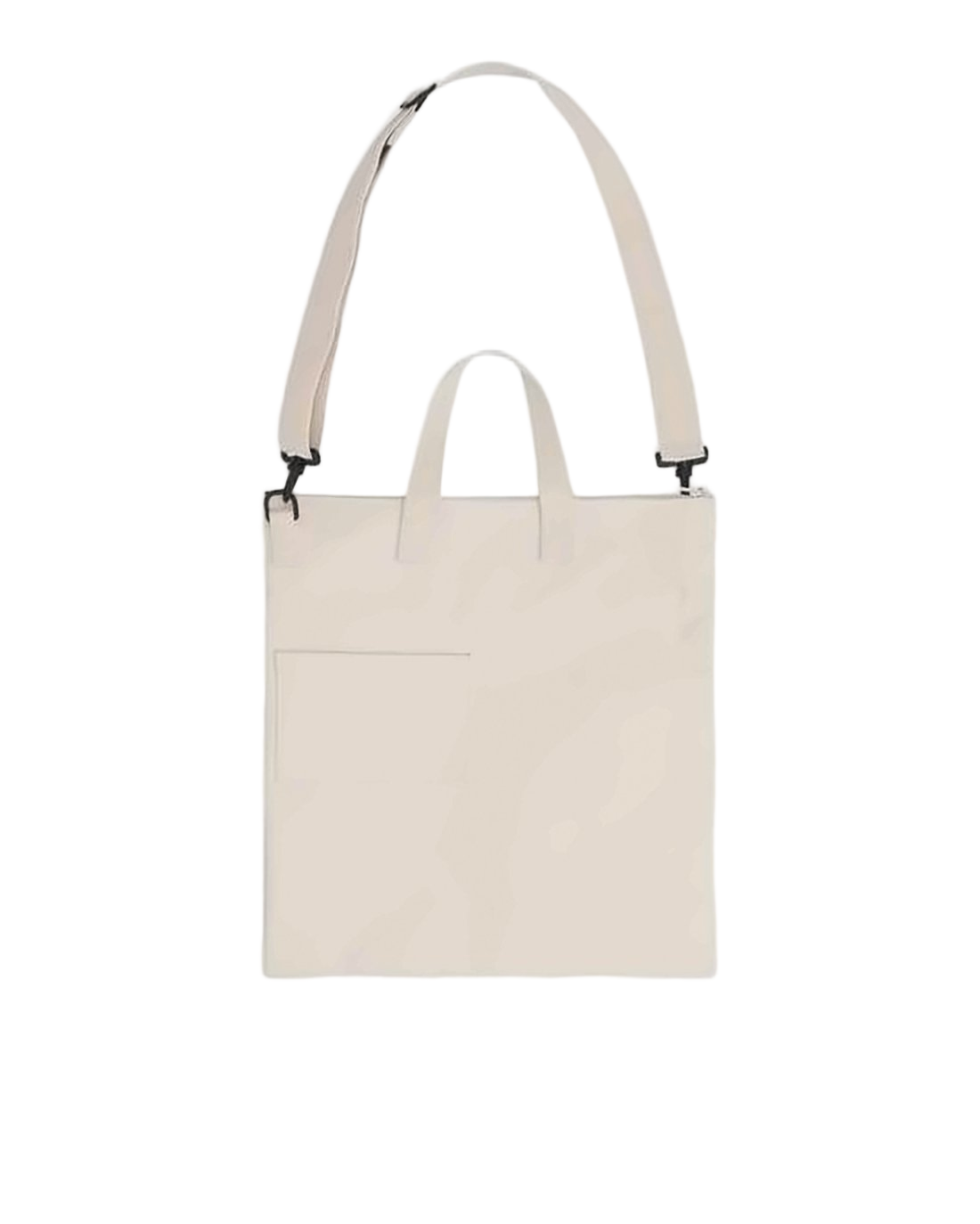 Cotton Tote Bag with Front Pockets