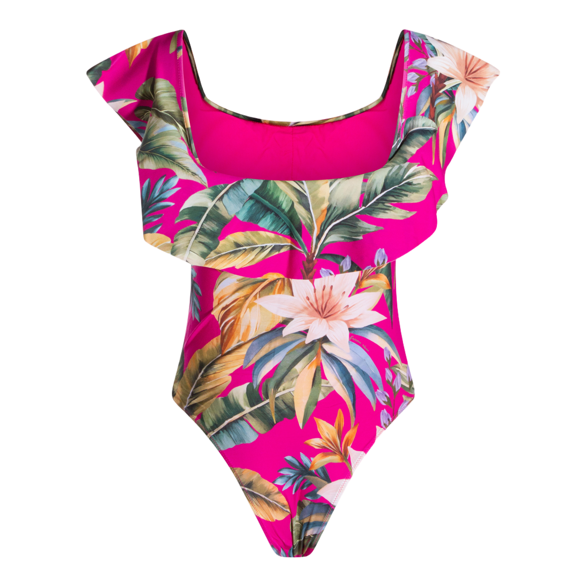 Vibrant Sea-Inspired Swimsuit With Playful Motifs