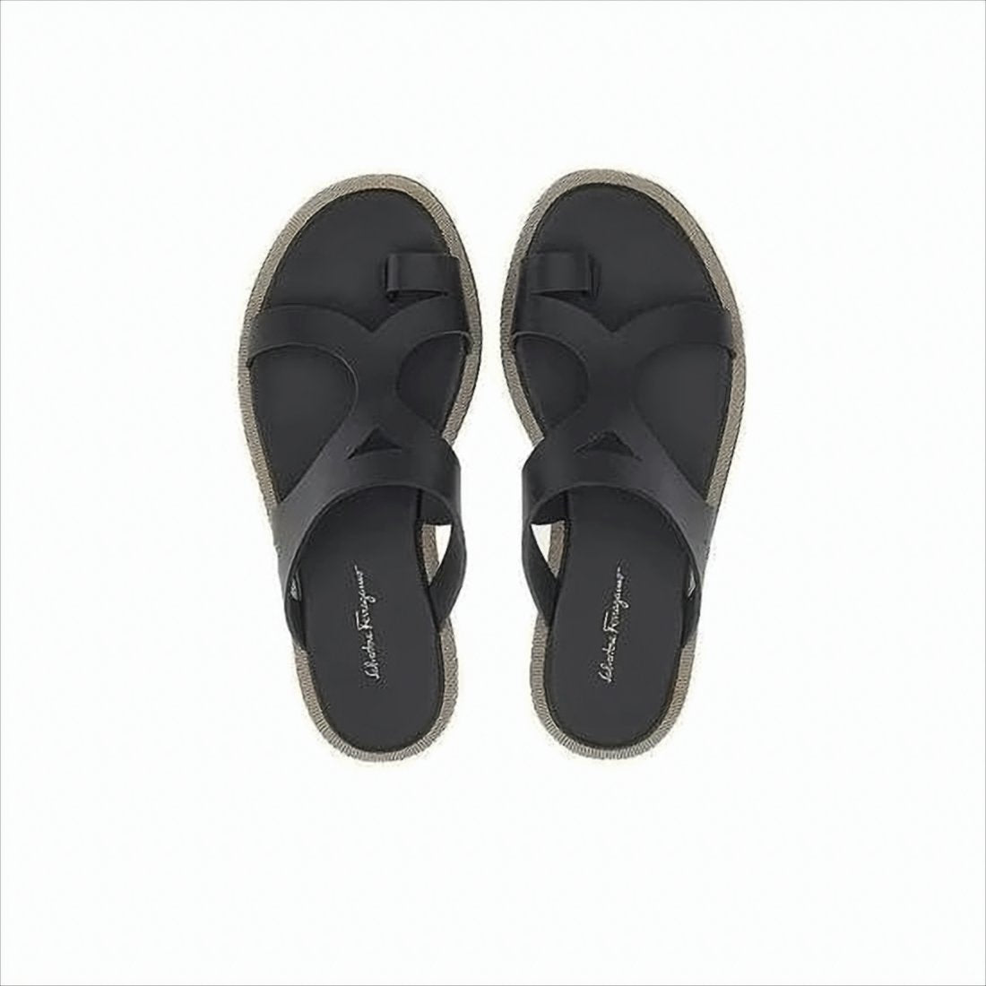 Flat Slip-On Sandals with Cut-Out Details