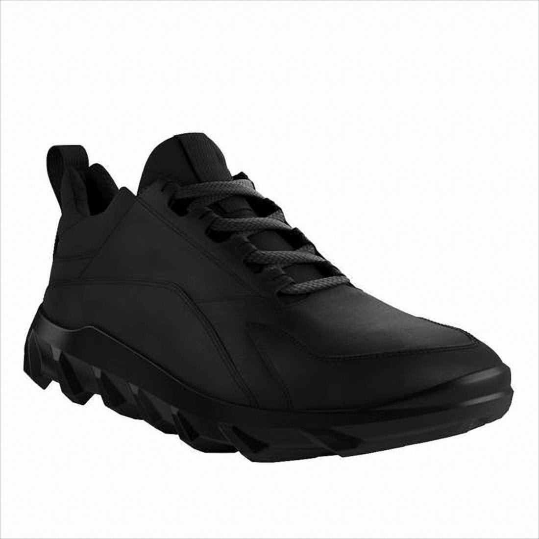 Textured Nubuck Lace-Up Shoes with Angular Sole