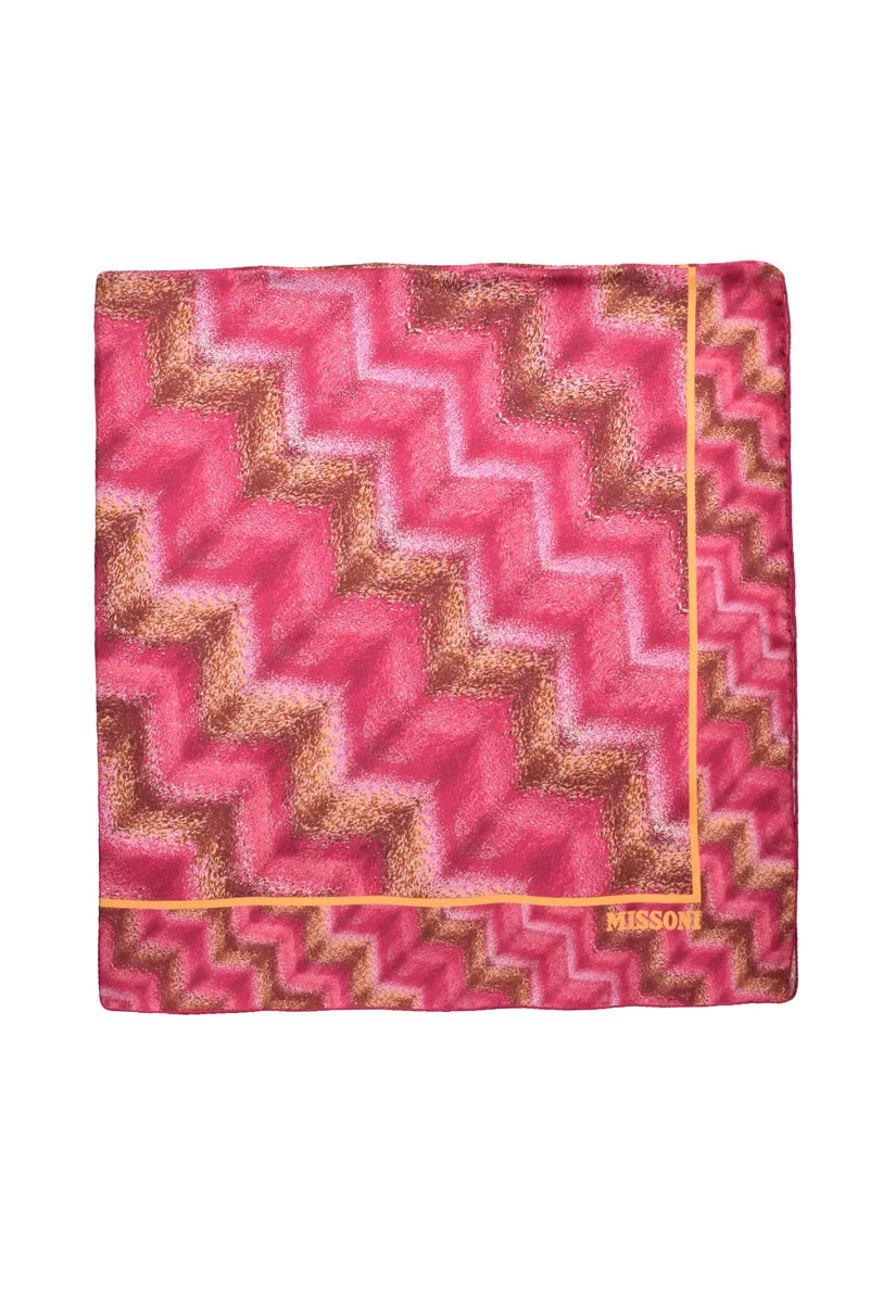 Silk Foulard - Fuchsia